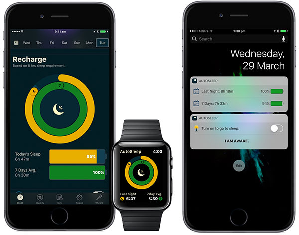 sleep tracker app for apple watch